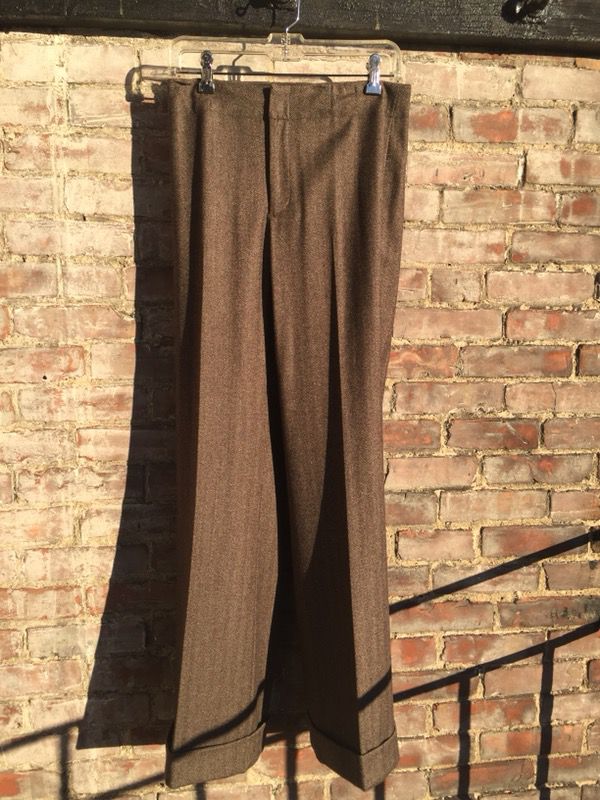 Banana Republic Brownish Wool Blend Dress Pants Camden Fit Size 4