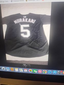 Murakami Chicago White Sox black uniform