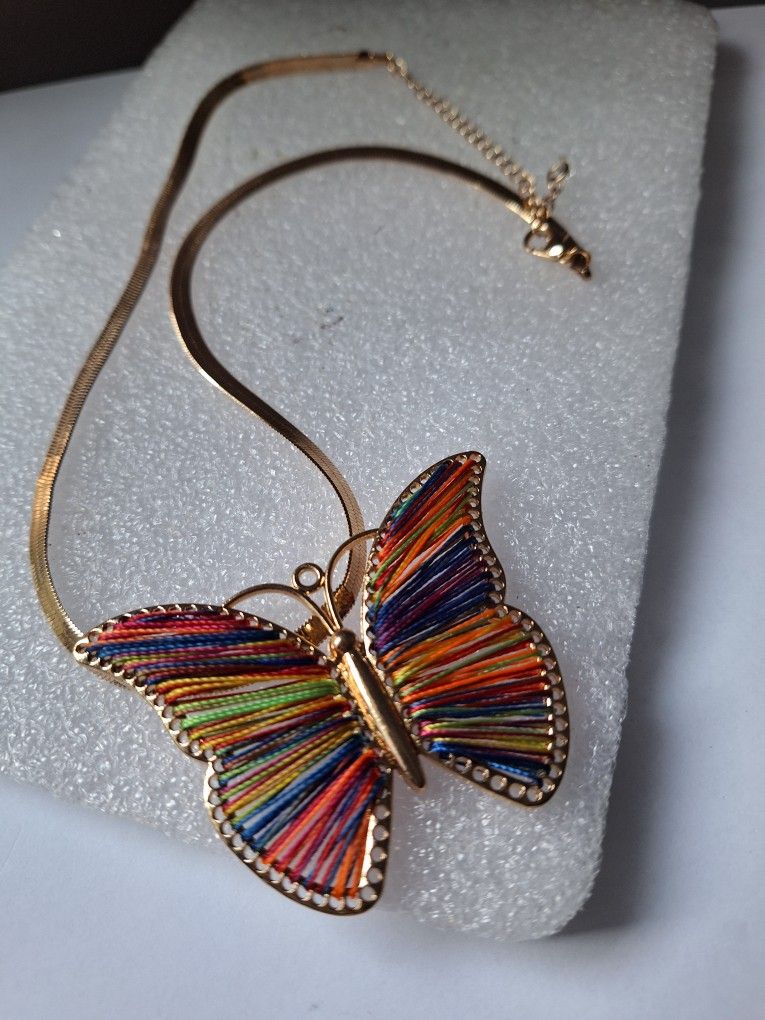 Necklace Pendant Butterfly