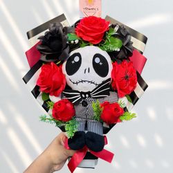 Jack Skellington Plush Bouquet Valentine
