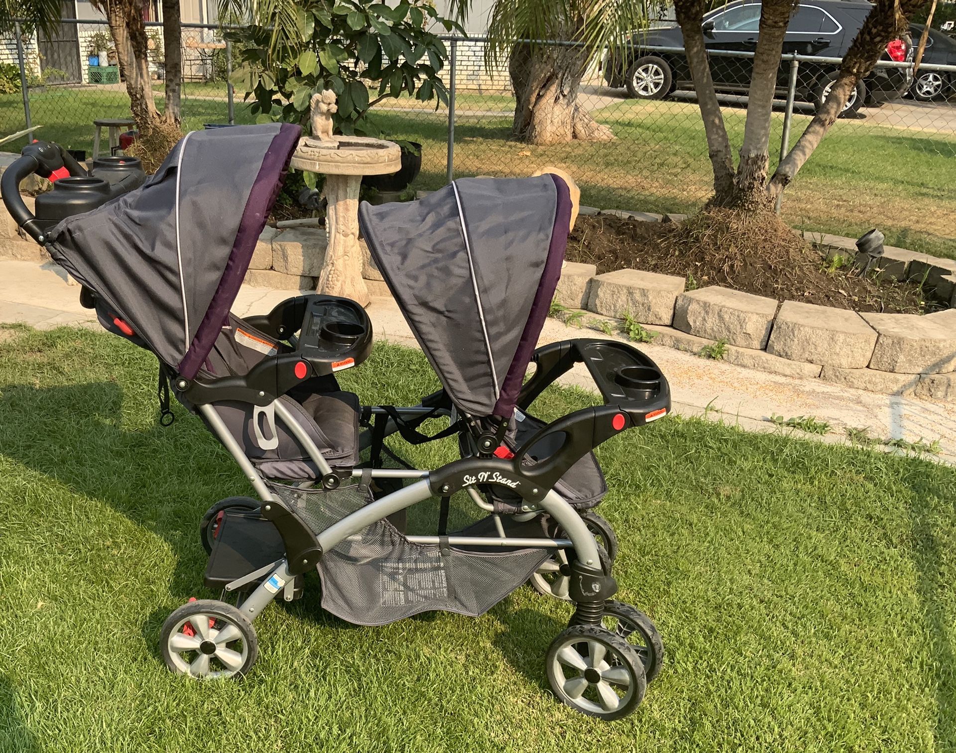 Baby Double Stroller. Good condition