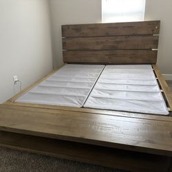King Bed Frame With Bench 
