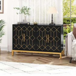 New in  box Accent Cabin et with 4 Doors&Shelves, 