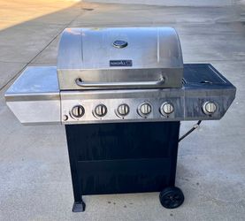 BBQ - Nexgrill Gourmet Pro 6 Burner Stainless Steel Propane Gas Grill