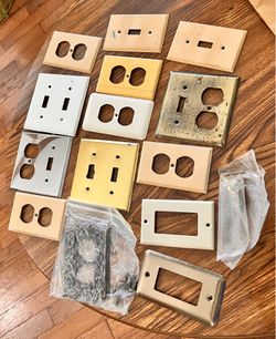 Lots of light switch & outlet plate covers
