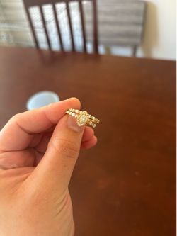 1.5CT 14k Gold Bridal Set