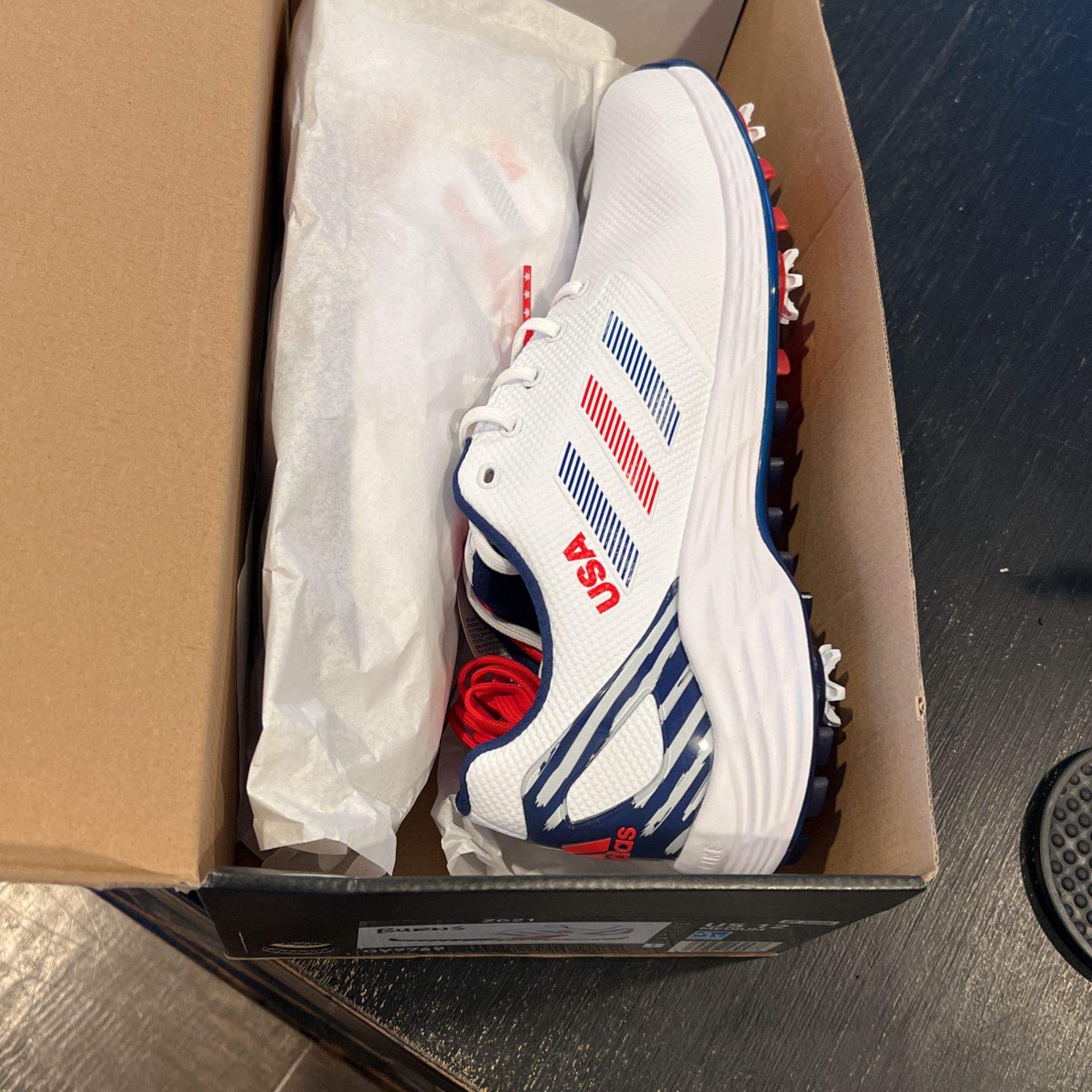 Adidas USA Golf Shoes Sz 12 NEW