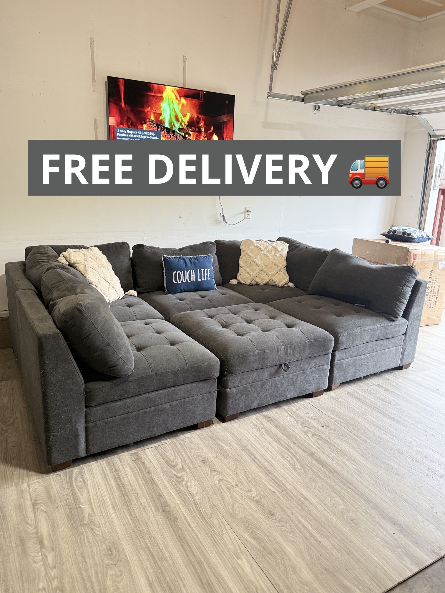 Thomasville Costco Sectional Couch 🛋️- FREE DELIVERY 🚚 