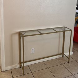 Gold Console Table 