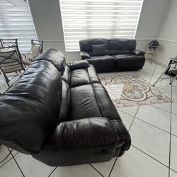 Leather Sofa 
