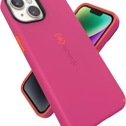 Speck CandyShell Pro iPhone 14 & iPhone 13 Case - Digital Pink/Energy Red