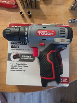 Hyper Tough 12V Cordless Drill Driver *TOOL ONLY*