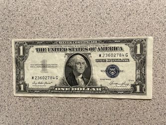1935 Blue Seal Off Center Bill😎