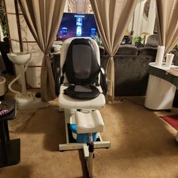 White Pedicure Chair With Stool 