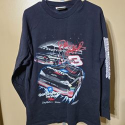 Mens Large Competitor's Views The Intimidator Dale Earnheart long Sleeve Shirt