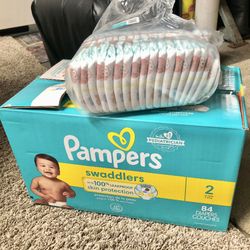 Pampers Size 2  84 Plus 18 Extra