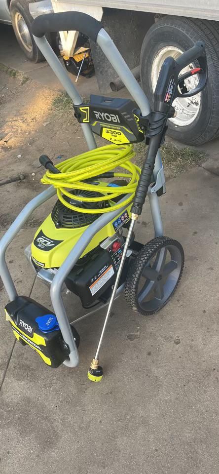 RYOBI 3300 PSI 2.3 GPM Cold Water Gas Pressure Washer with Honda GCV190 Idle Down Lawn Garden