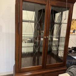 Beautiful Curio Cabinet with beveled glass