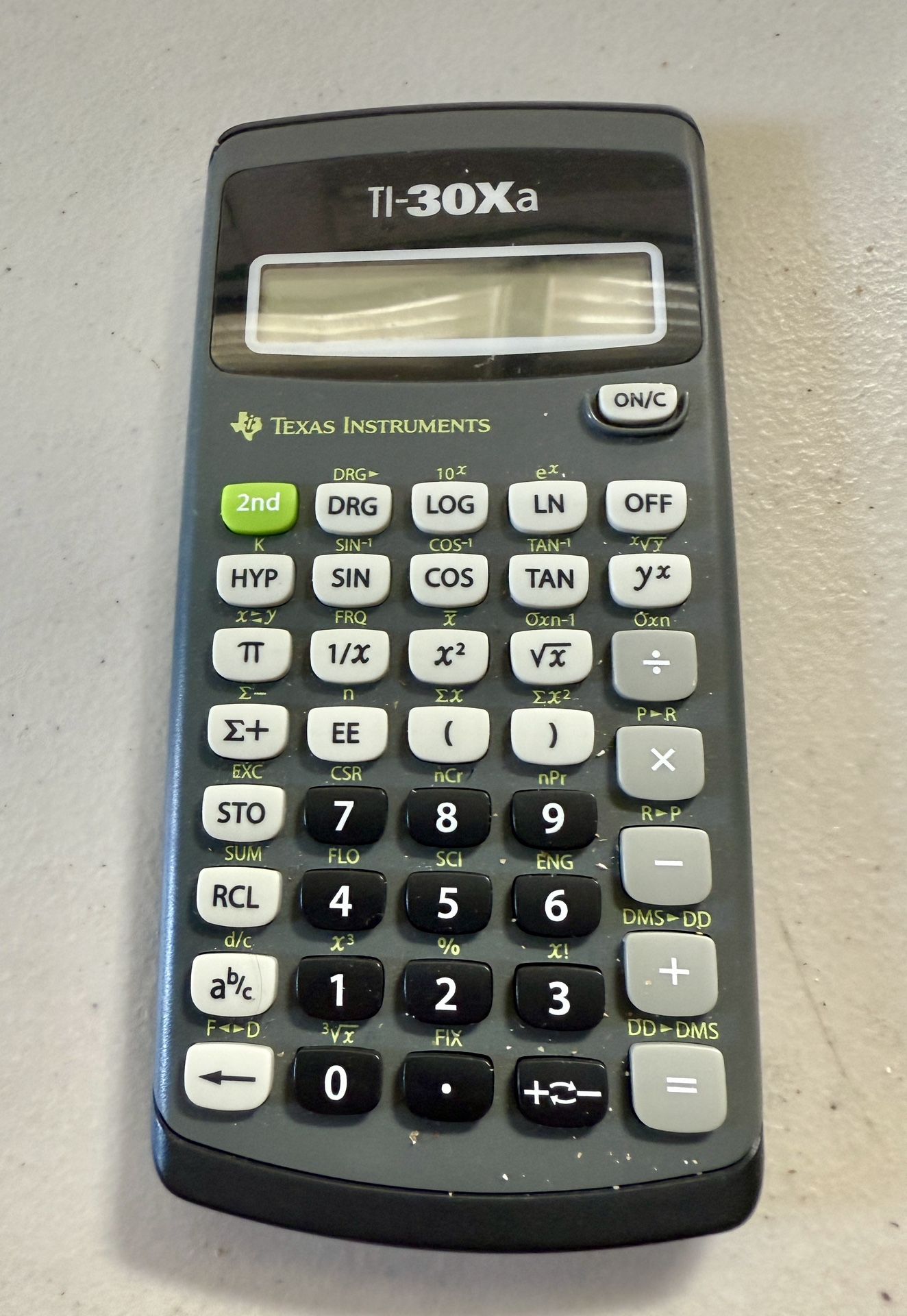Texas Instruments TI-30Xa Scientific Calculator Tested Working No Cover