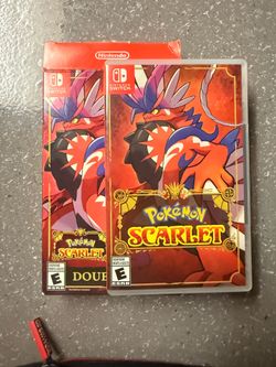Nintendo Switch  only Scarlet & Pikachu controller & switch case