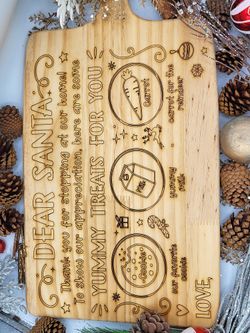 Santa's cookie tray