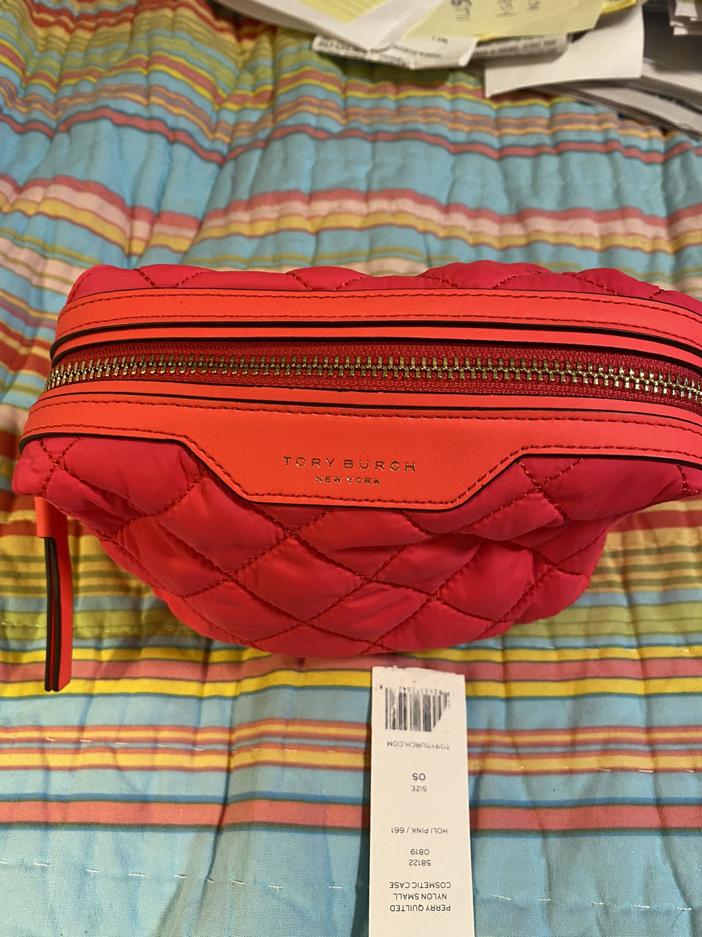 Tory Burch Perry Small Cosmetic Bag for Sale in Clearwater, FL - OfferUp