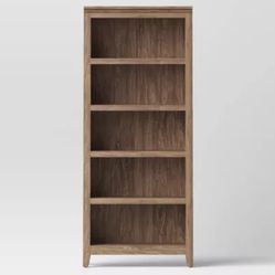 72" Carson 5 Shelf Bookcase 