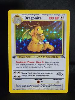 1st Edition Dragonite #4/62 Holo Rare