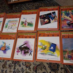 Alfred Piano Basic Library Lesson, Theory, Technic ....  51 Books
