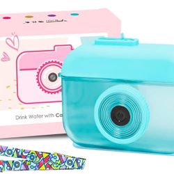 Camera Shaped Water Bottle New In Box