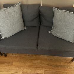 Set of 3 Modern Grey Loveseats – Great Condition