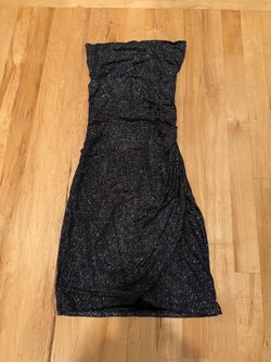 Beautiful Black shimmer mini dress