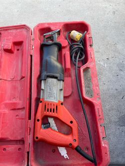 Milwaukee 12 amp Sawzall