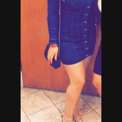 Denim dress