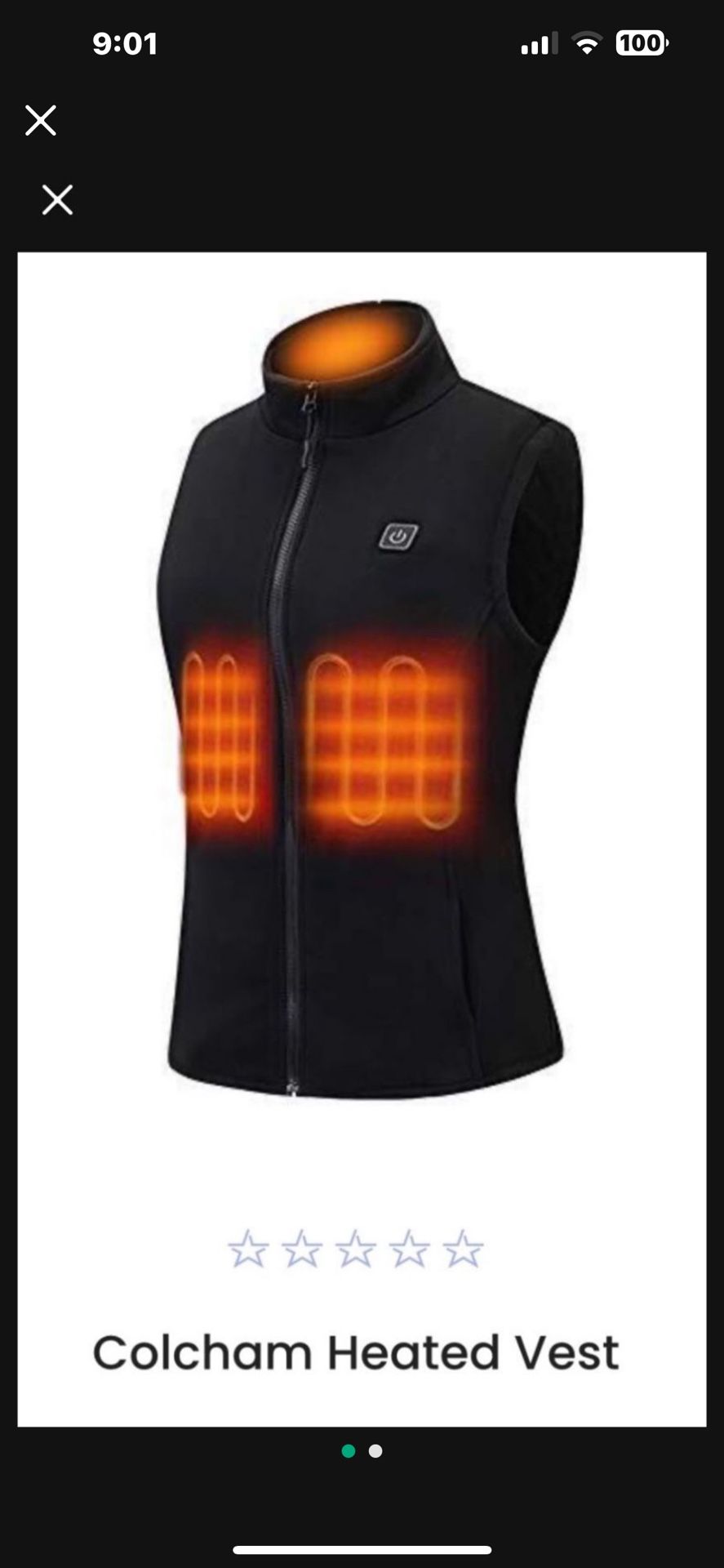 Women’s Heated Vest Medium BRAND NEW