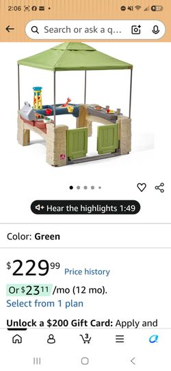 Step2 brand outdoor toddler kitchen w/ cover