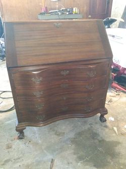 Mahogany Secretary Desk 