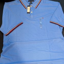 New men's Tommy 3XL Short Sleeve Collar Shirt 