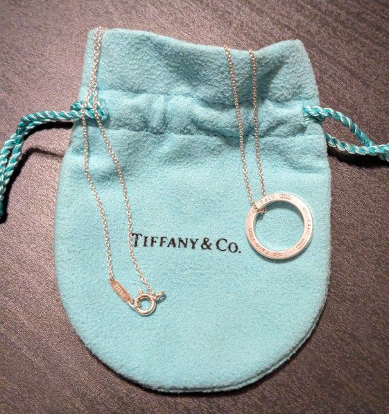 Tiffany & Co Circle Pendant Necklace