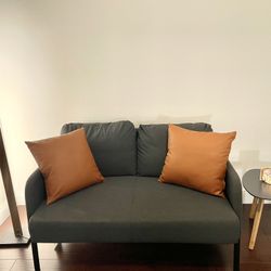 MOVING SALE – Living Room Set (Sofa + Side Table + Floor Lamp)