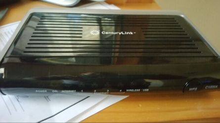 Century link modem/routrer