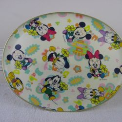 Walt Disney Productions Vintage Oval Serving Tray 17 3/4" By Kordco
