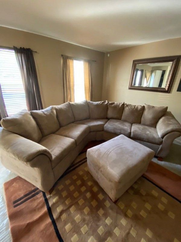 Sectional, Couch, Chair, and Ottoman