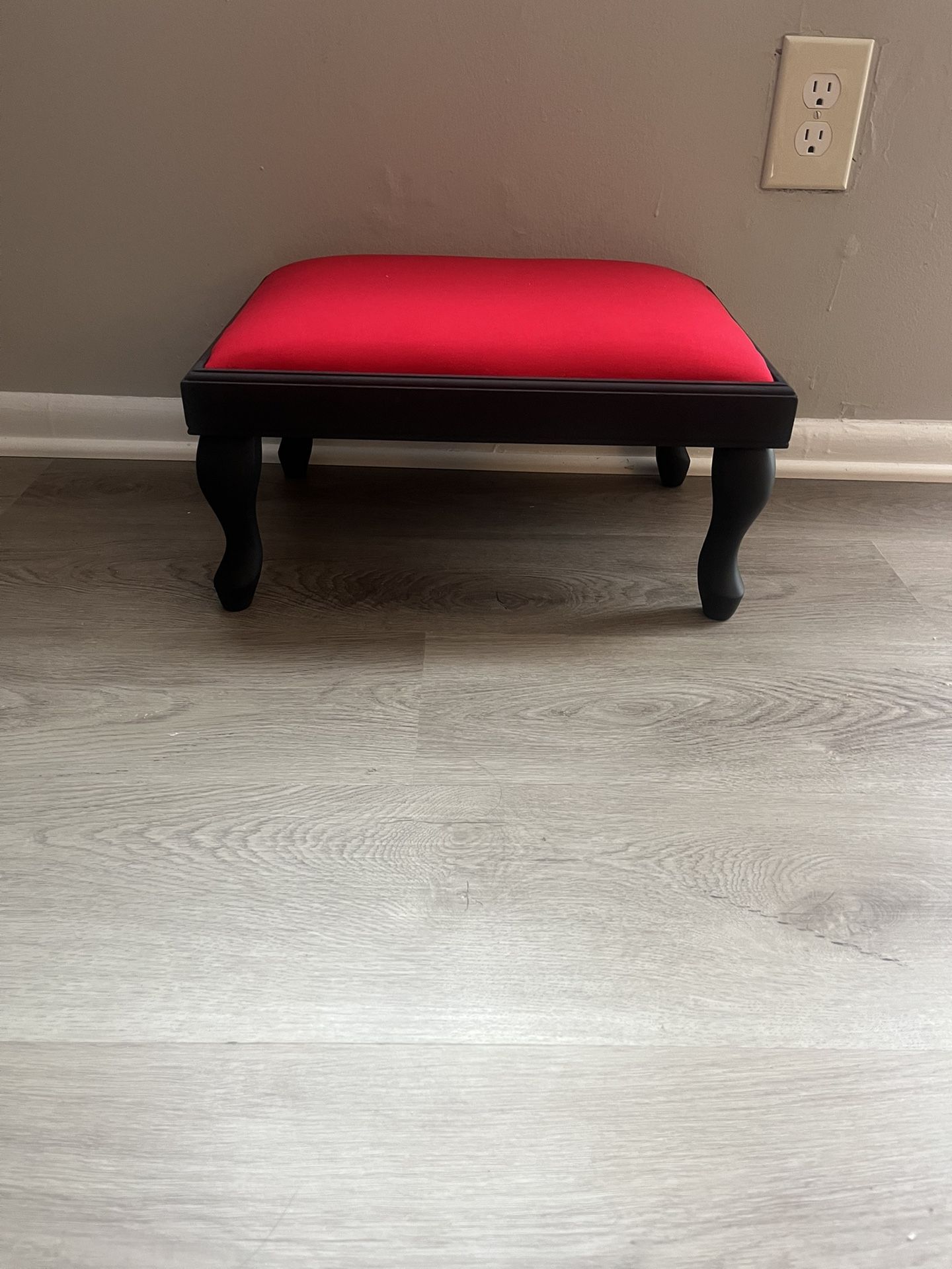 Small Bombay And Company Restored Stool With New Fabric