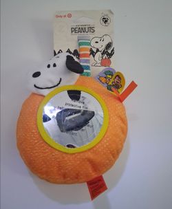 Peanuts pumpkin baby hanging toy