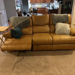 Gently Use Leather Sofa/loveseat
