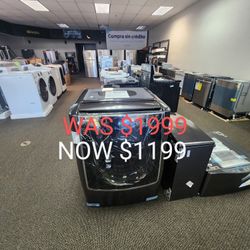 9.0 Cu. Ft. Vented Smart Electric Dryer In Black Stainless TOUCH Control 