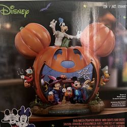  Disney Mickey and Friends Halloween Pumpkin House