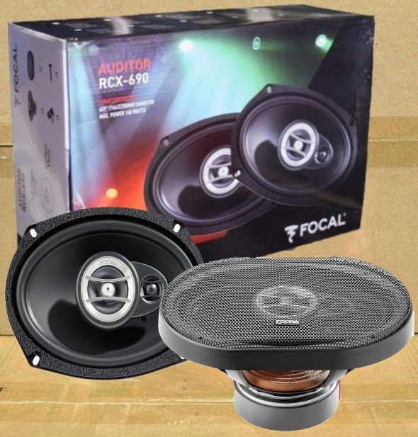 🚨 No Credit Needed 🚨 Focal Car Speakers 6x9 Way Coaxial