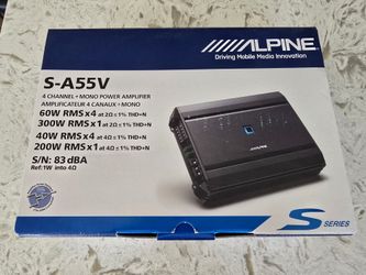 Alpine S-Series 5-channel car amplifier